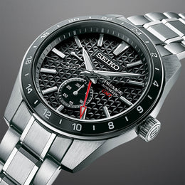 Seiko Presage Watch Sharp Edged GMT