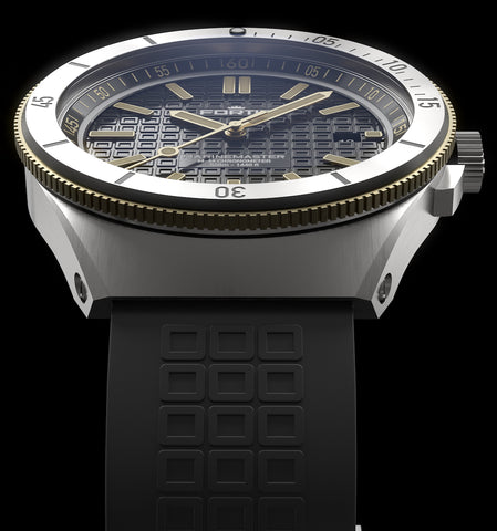 Fortis Marinemaster M 44 Black Resin Gold Limited Edition Watch