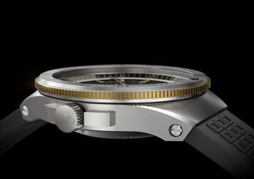 Fortis Marinemaster M 44 Black Resin Gold Limited Edition Watch