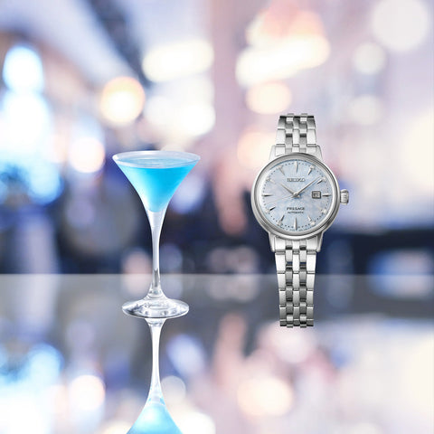 Seiko Presage Watch Cocktail Time Skydiving Diamond Twist