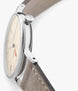Nomos Glashutte Ludwig 33 Champagne Sapphire Crystal Watch