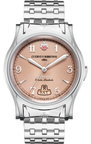 Cuervo y Sobrinos Watch Robusto Churchill Day Date Limited Edition 2810.1S