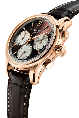 Frederique Constant Watch Flyback Chrono Gold