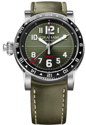Graham Watch Fortress GMT Green 2FOBC.G01A.