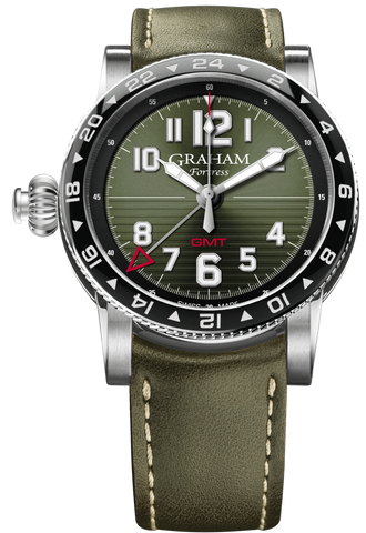 Graham Watch Fortress GMT Green 2FOBC.G01A.