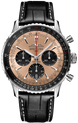 Breitling Watch Navitimer B01 Chronograph 43 Black Croc Folding Clasp AB0138241K1P1