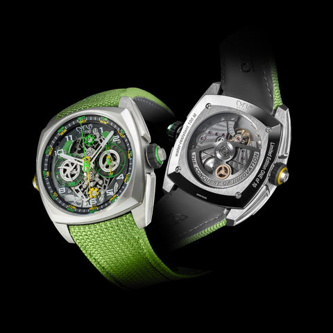 Cyrus Watch Klepcys DICE Lime Titanium Limited Edition