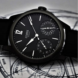 Czapek Watch Quai des Bergues Guilloche Ricochet Titanium Black Prince Limited Edition