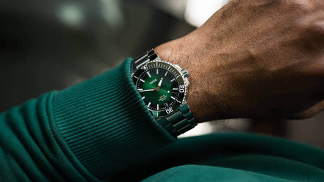 Oris Aquis Date Calibre 400 Green Rubber
