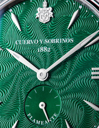 Cuervo y Sobrinos Watch Historiador Flameante Green Limited Edition