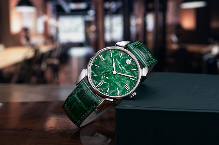 Cuervo y Sobrinos Watch Historiador Flameante Green Limited Edition
