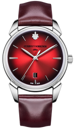 Cuervo y Sobrinos Watch Historiador Asturias Red 3195.1ASR