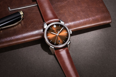 Cuervo y Sobrinos Historiador Asturias Brown Watch