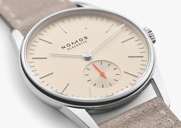 Nomos Glashutte Orion 33 Champagne Sapphire Crystal