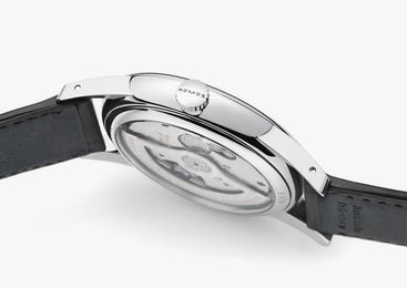 Nomos Glashutte Orion Neomatik 41 Date Olive Gold Sapphire Crystal