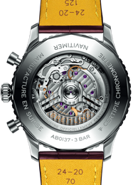 Breitling Navitimer B01 46 Brown Croc Folding Clasp Watch