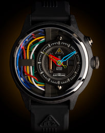 Electricianz Watch Nylon Carbon Z Rubber 45mm