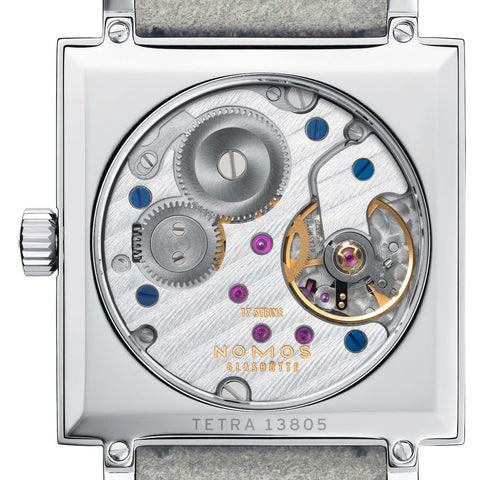 Nomos Glashutte Tetra Clarchen Sapphire Crystal Watch