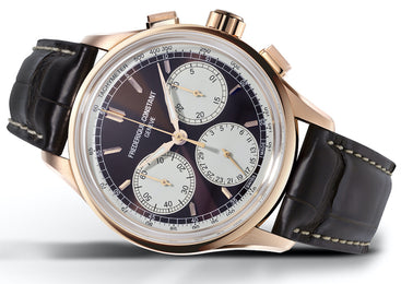 Frederique Constant Watch Flyback Chrono Gold