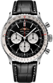 Breitling Watch Navitimer B01 Chronograph 46 Black Croc Folding Clasp AB0137211B1P1