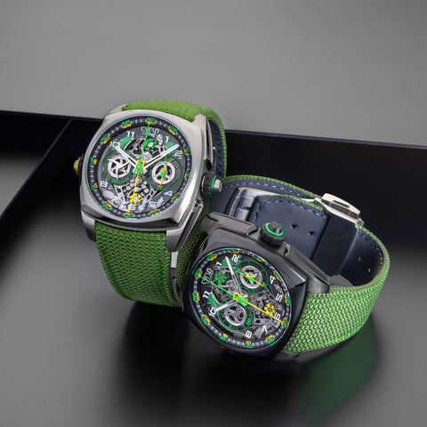 Cyrus Watch Klepcys DICE Lime DLC Titanium Limited Edition