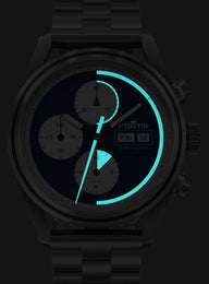 Fortis Stratoliner Blue Japan Bracelet Watch