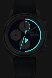 Fortis Stratoliner Blue Japan Aviator Strap Watch