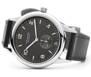 Nomos Glashutte Watch Club Automatic Datum Dunkel Sapphire Crystal