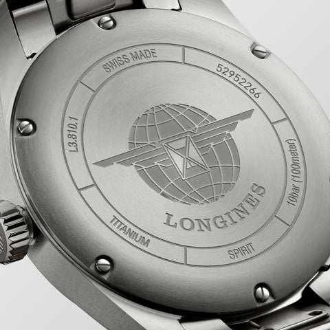 Longines Watch Spirit Titanium 40 NATO Strap Mens