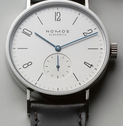 Nomos Glashutte Tangomat Steel Back Watch