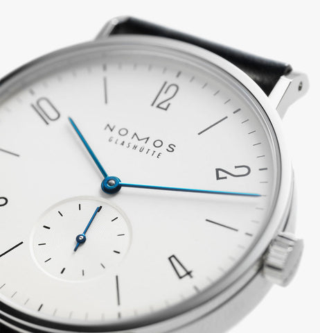 Nomos Glashutte Tangomat Steel Back Watch