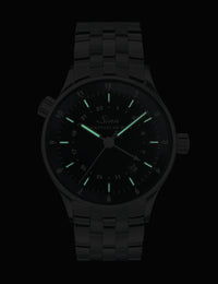 Sinn 6060 Finance District Bracelet-Leather Watch