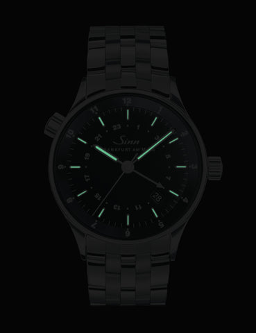 Sinn 6060 Finance District Bracelet-Leather Watch