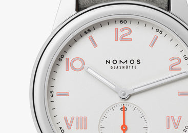 Nomos Glashutte Club Campus Steel Back Watch