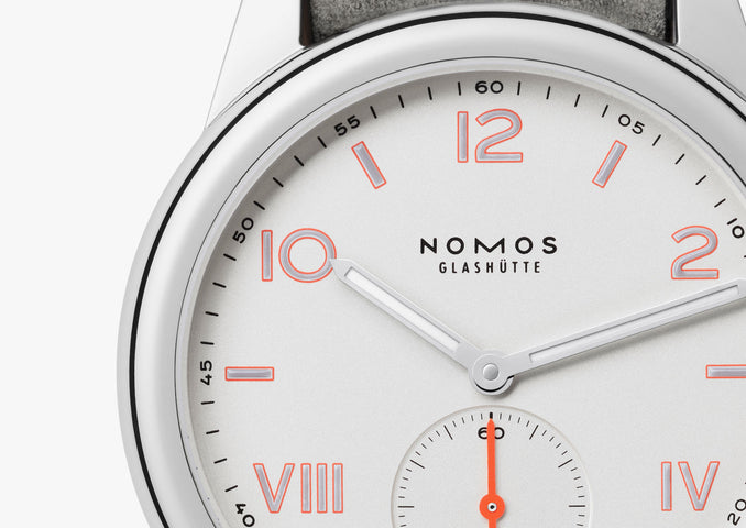 Nomos Glashutte Club Campus Steel Back Watch
