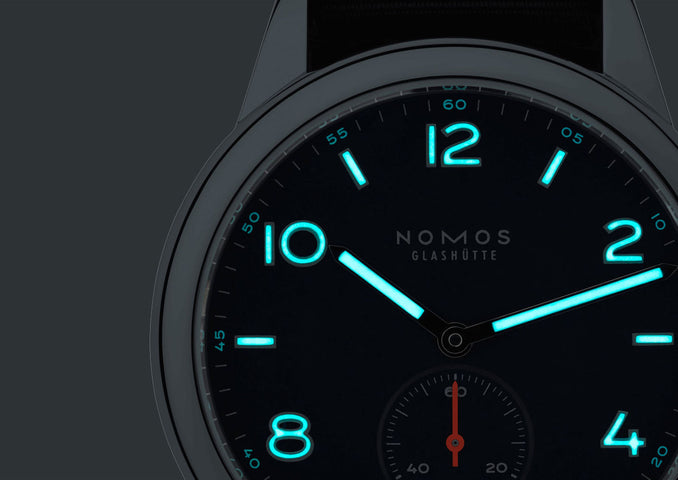 Nomos Glashutte Watch Club Neomatik Atlantik Sapphire Crystal