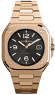 Bell & Ross Watch BR 05 Auto Black Gold Bracelet BR05A-BL-PG/SPG
