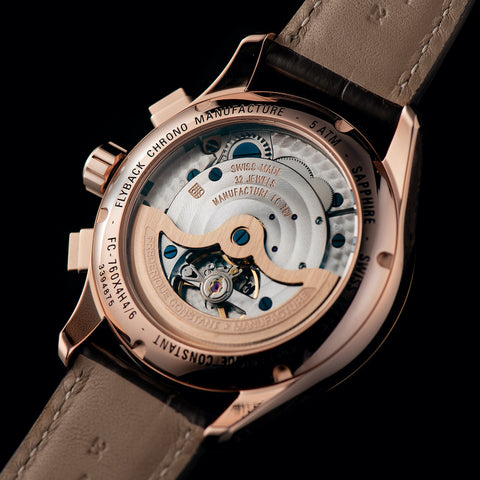 Frederique Constant Watch Flyback Chrono Gold