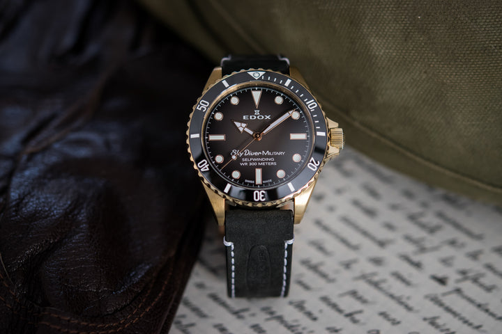 Edox Watch Skydiver Military Limited Edition