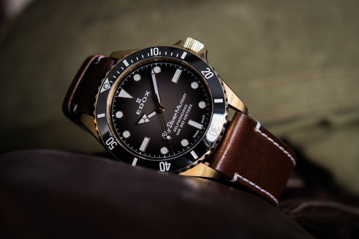 Edox Watch Skydiver Military Limited Edition