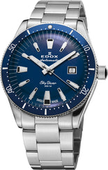 Edox Watch SkyDiver Date Automatic 80126 3BUN BUIN