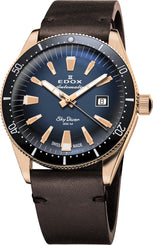 Edox Watch SkyDiver Date Automatic 80126 BRN BUIDR
