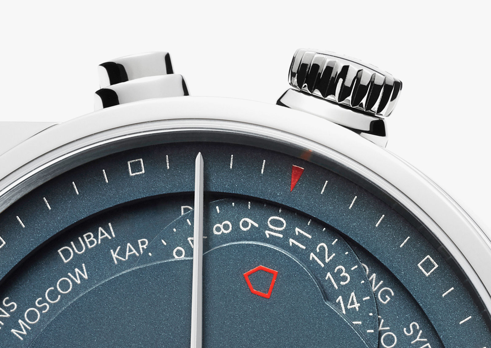 Nomos Glashutte True Blue Worldtimer Sapphire Crystal Watch 807 Watch ...