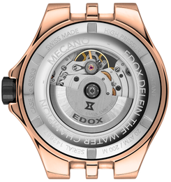 Edox Delfin Mecano 3 Hands Skeleton Watch