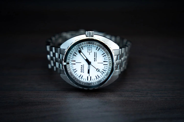 Doxa SUB 1500T Whitepearl Bracelet Watch