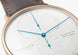 Nomos Glashutte Watch Lambda Rose Gold Zeiger Geblaut Sapphire Crystal