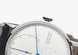 Nomos Glashutte Watch Lambda White Gold Zeiger Geblaut Sapphire Crystal