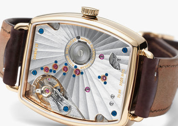 Nomos Glashutte Lux Sable Sapphire Crystal Watch