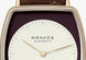 Nomos Glashutte Lux Sable Sapphire Crystal Watch