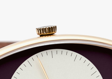 Nomos Glashutte Lux Sable Sapphire Crystal Watch